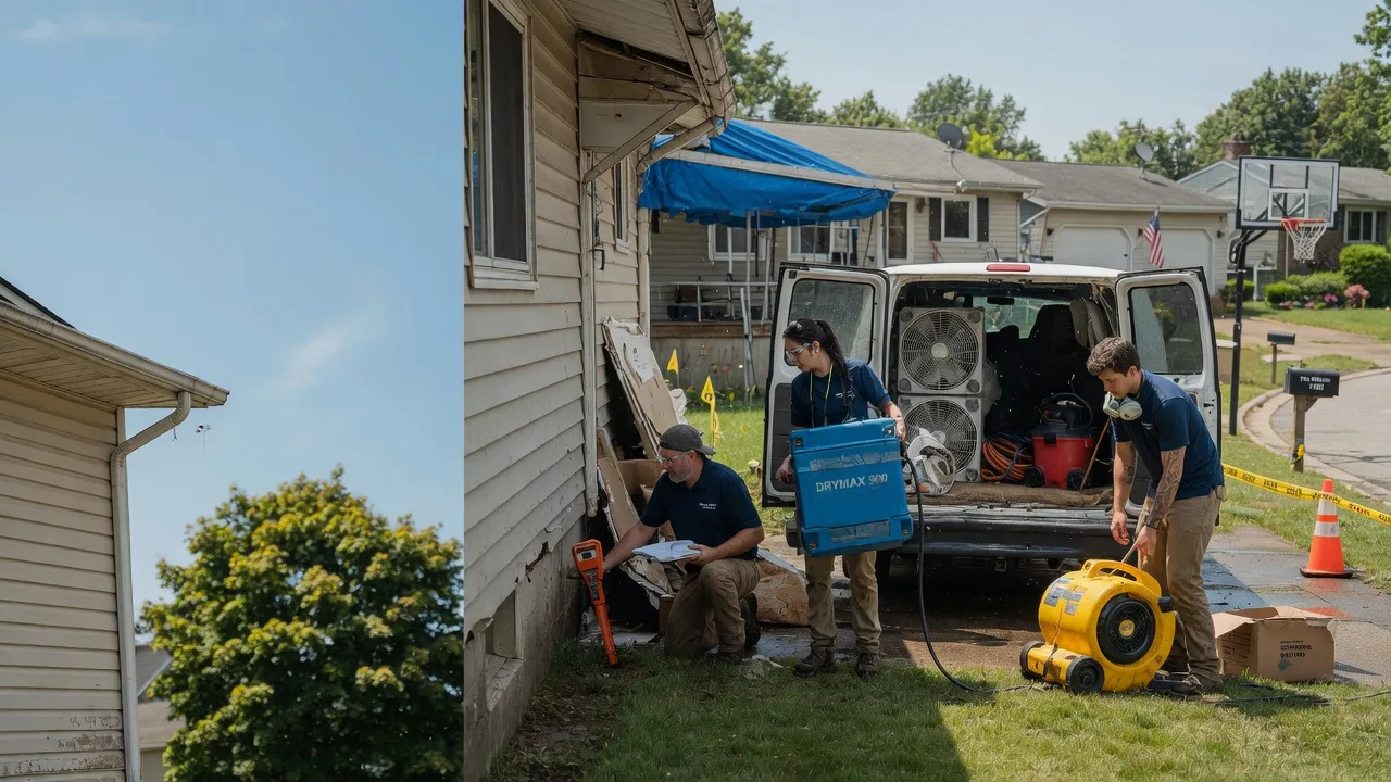 Ceiling Leak Cleanup in West Elizabeth, PA near me